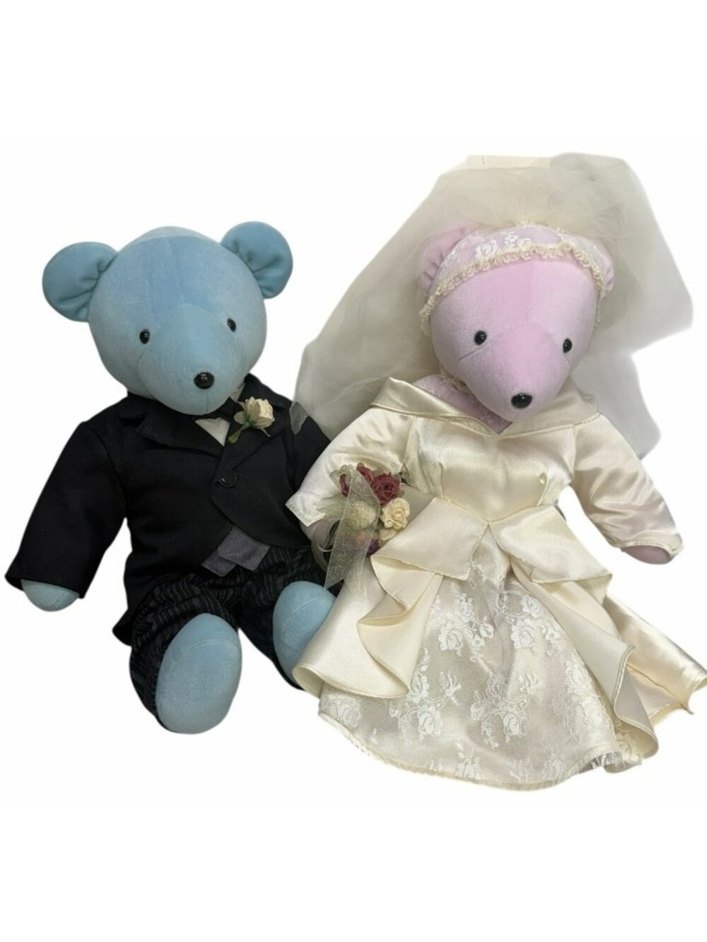 SET Vintage North American Bear Co. VIB Father of the Bearide Bride Groom Bears